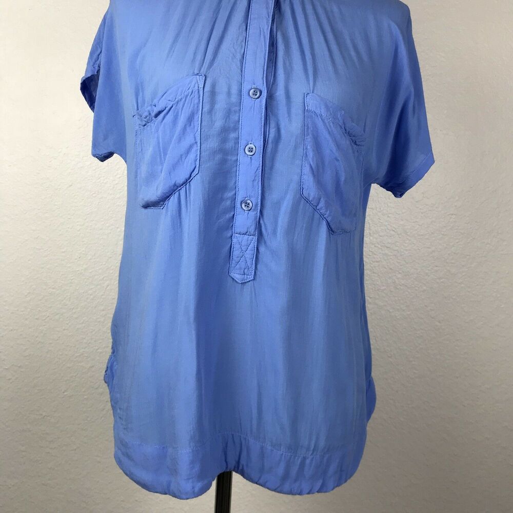 Cloth & Stone Pullover Button Down Top - image 4